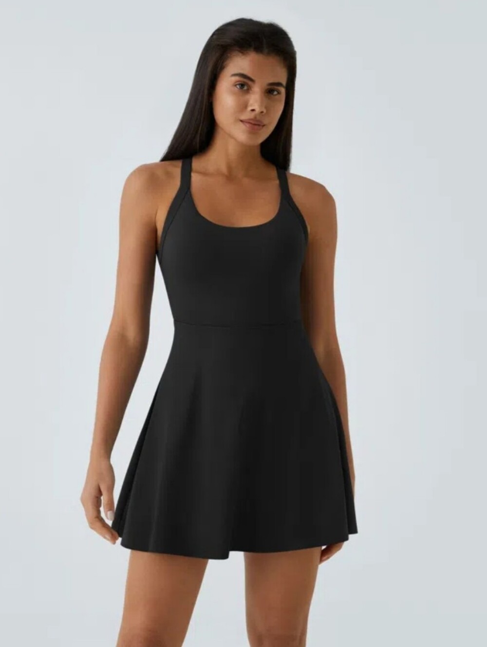 Halara SoftlyZero™ Airy Backless Twisted InstantCool Active Easy Peasy Dress